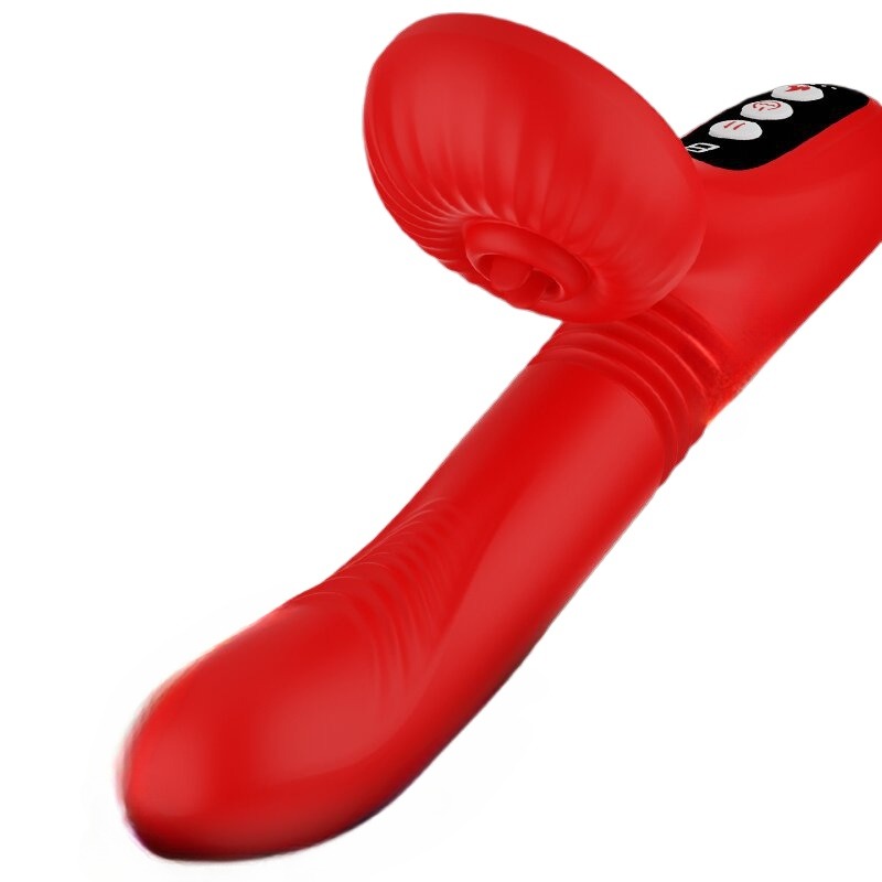 Princess Passion Telescopic Heat Thrusting Vibrators Dual Stimulator - Image 4